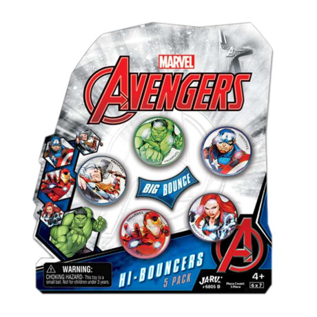 Juguete Marvel 5 Bolas de Rebote AVENGERS
