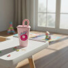 Vaso infantil con tapa y sorbete 450 ml QLUX IDEAS Vaso infantil con tapa y sorbete 450 ml QLUX IDEAS