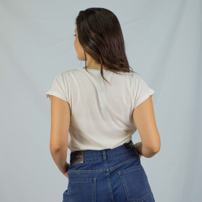Remera Lumière Off White