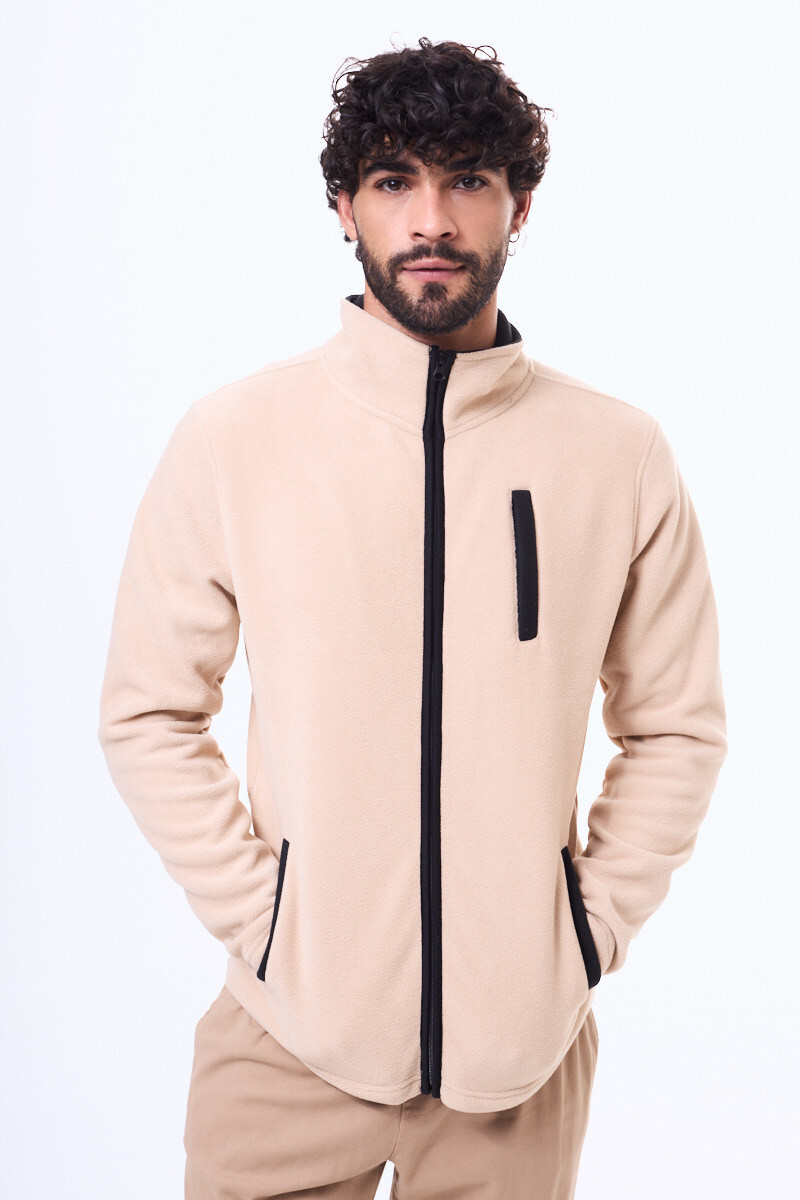 Campera micropolar Tunja Beige