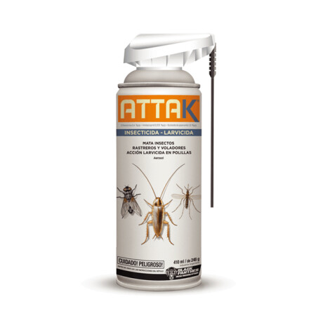 Insecticida Larvicida ATTAK Aerosol 410 mL Insecticida Larvicida ATTAK Aerosol 410 mL