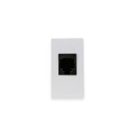 Módulo tomacorriente p/teléfono RJ11 blanco puro ELE07609