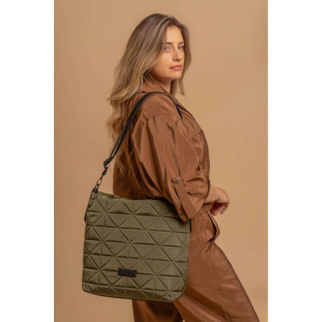 Cartera Zinnia Verde Militar