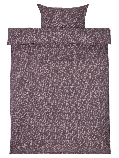 Juego funda nórdica HANNA 155x220 morado Juego funda nórdica HANNA 155x220 morado