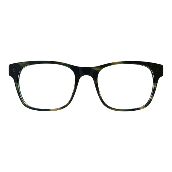 Tipo: Lente de receta. Marca: ADOLFO DOMINGUEZ. Material: Acetato. Color: Verde combinado. Calibre: Mediano. verdecombinado