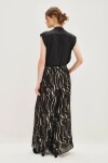 Pantalon Pierre Cebra Lurex Negro