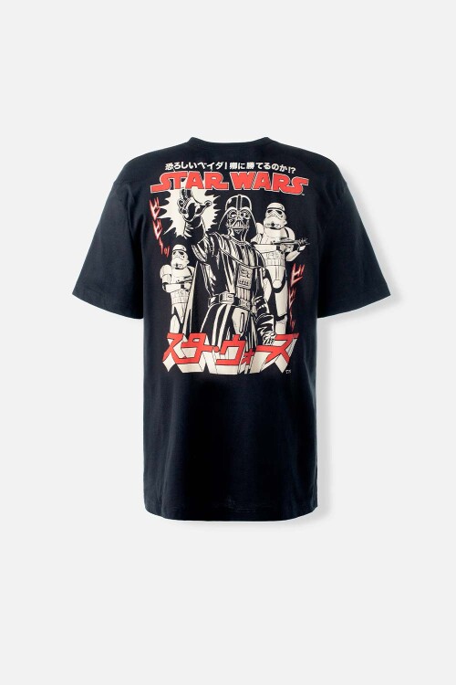 Camiseta hombre Star Wars NEGRO