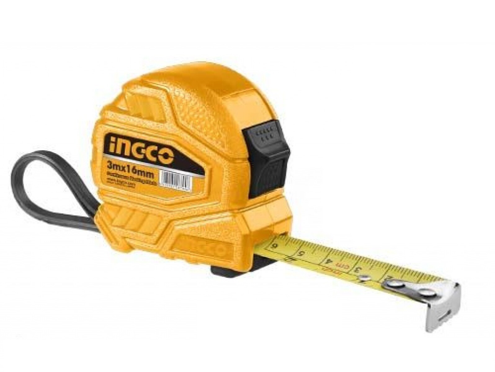 CINTA METRICA 3MT X 16MM PULGADAS Y MILIMETROS INGCO HSMT26316 