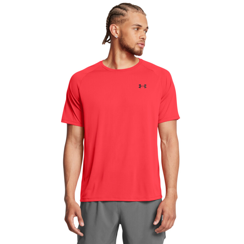 UA Tech 2.0 SS Tee-ORG BLK-001