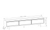 Rack para TV - Dune 2.2 - Linea Manhattan Natural