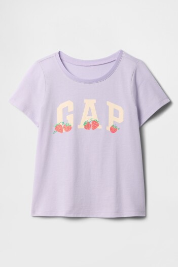 Remera Logo Gap Toddler Niña Perfumed Lilac