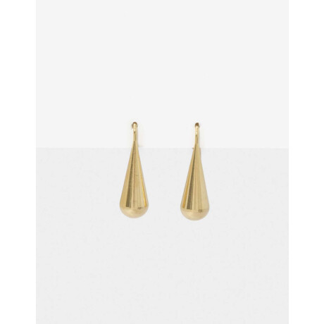 Aros Corto De Acero Dorado