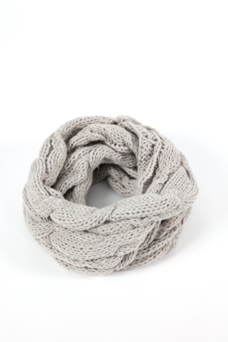 Bufanda Cuello Kaki Color Unico