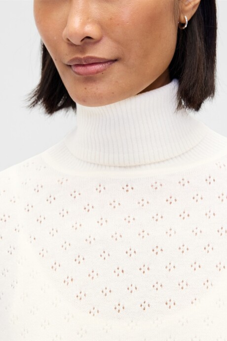 Buzo Polera Brooklyng Pointelle Mujer Chino