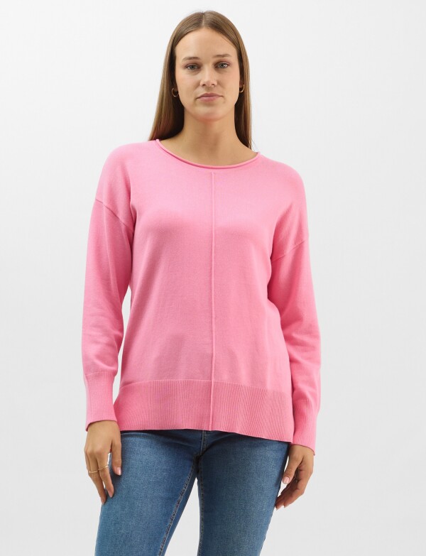 Buzo Pespunte ROSA