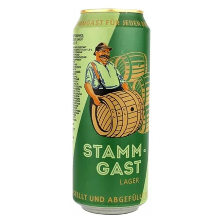 CERVEZA STAMMGAST 500ML(ALEMANIA)5.0% LAGER FUNDA x 24 CERVEZA STAMMGAST 500ML(ALEMANIA)5.0% LAGER FUNDA x 24