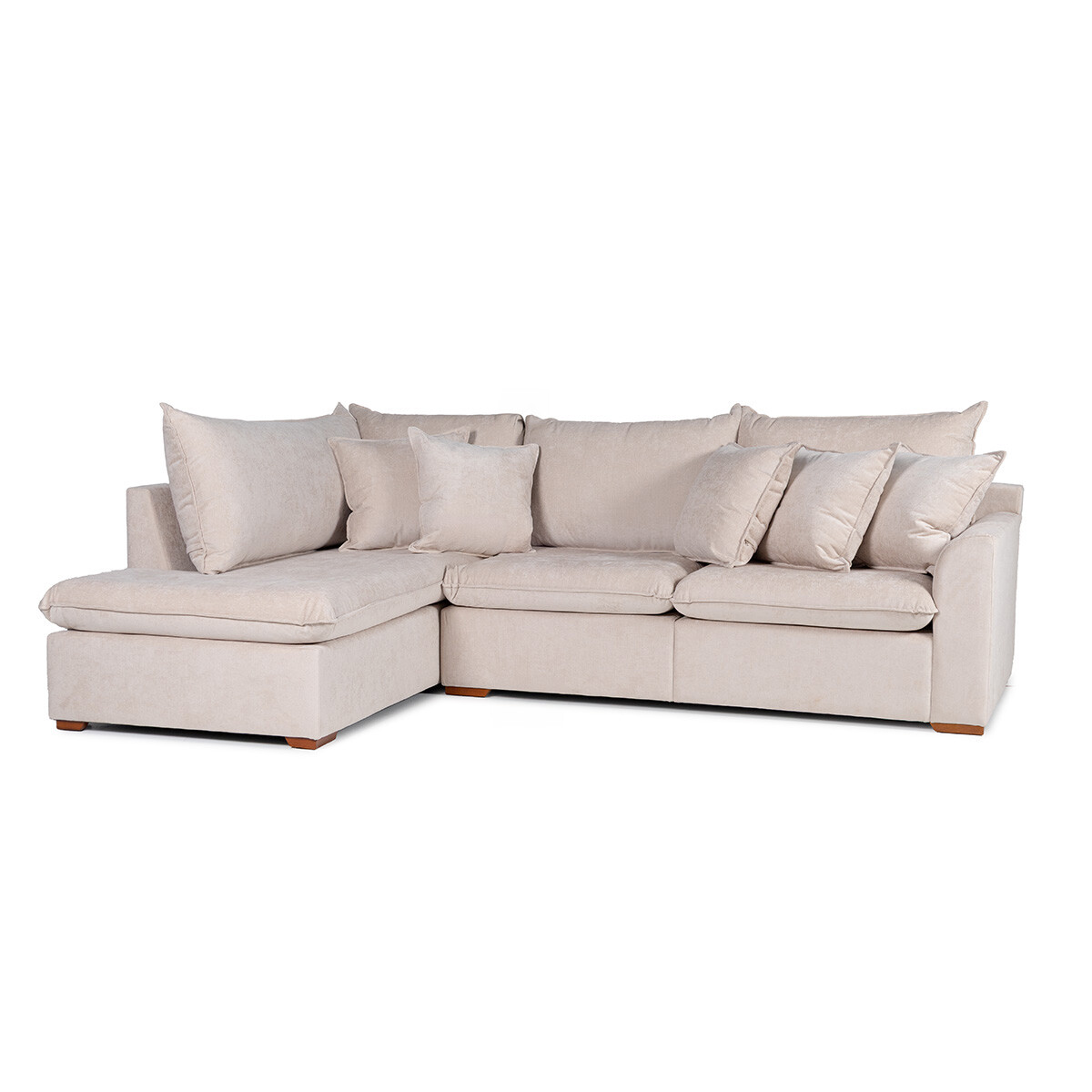 Rinconera Atualitta - Tela Microfibra - Chaise Izquierdo - 3012 (Beige) 