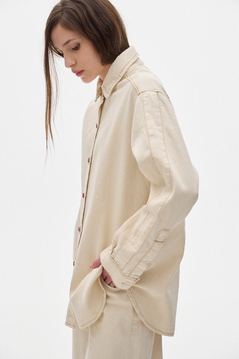 Camisa Noble Denim SO Off White