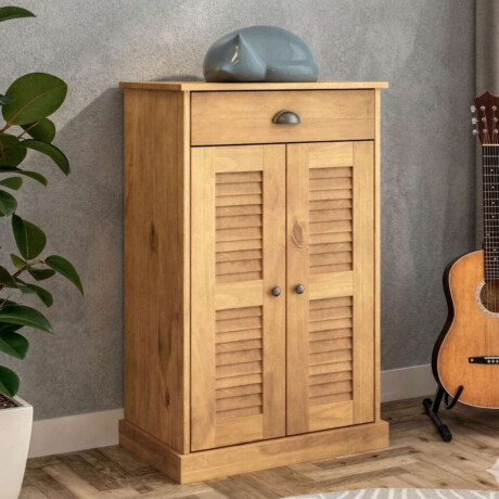Zapatera 2 Puertas 1 Cajion Li­nea Valenciana Natural
