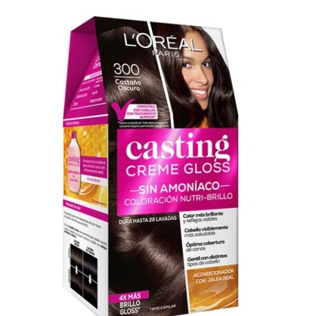L´oréal Casting creme gloss sin amoníaco Tono 300 castaño oscuro