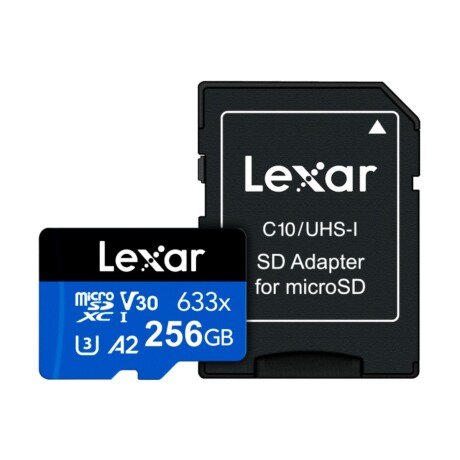 Memoria Microsdxc Lexar 256GB 633X Uhs-i Blue Series 001