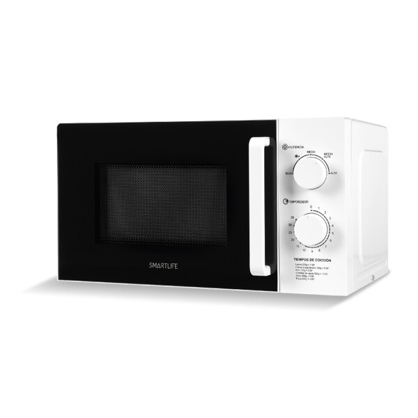 Microondas Smartlife Sl-mw020m MICROONDAS SMARTLIFE 20L MANUAL BLANCO