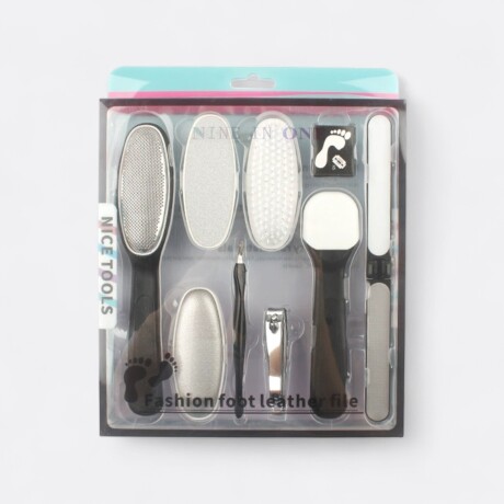 Set De Pedicura Negro