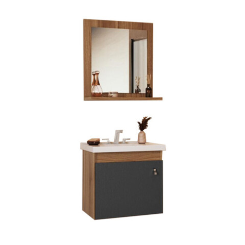 Mueble Baño Dalva Incluye Bacha Y Espejo Madera Premium ® Mueble Baño Dalva Incluye Bacha Y Espejo Madera Premium ®