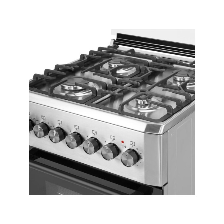 Cocina Combinada Smartlife SL-KS5757C 57x57 Inox con Horno Eléctrico y 4 Hornallas a Gas Cocina Combinada Smartlife SL-KS5757C 57x57 Inox con Horno Eléctrico y 4 Hornallas a Gas