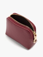 Monedero Liso rojo