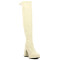 Bota Beira Rio Mujer Taco 10cm Plataforma 2.5cm Blanco