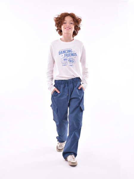 PANTALÓN CARGO RODRI AZUL PIEDRA