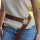 Escudo Belt Argentina Camel / Dorado