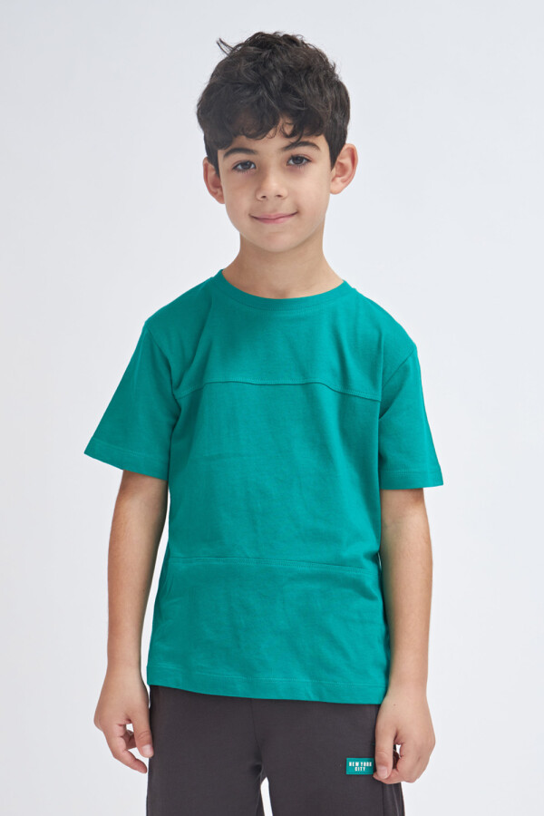 Camiseta básica de manga corta para niños y niñas pequeñas, camisetas  casuales de verano, camisetas de color liso, para bebé niña (verde, 1 año)