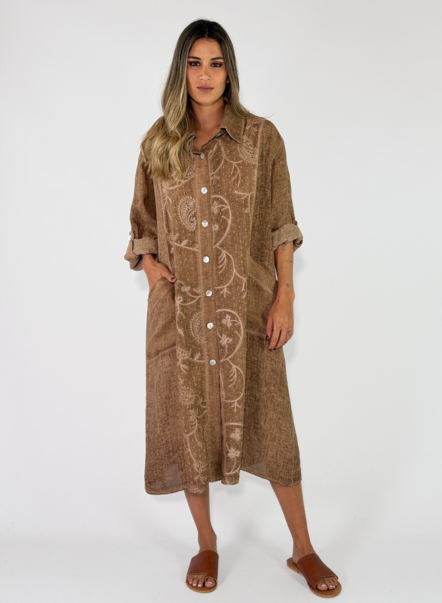 CAMISOLA PALMAR - MARRON 