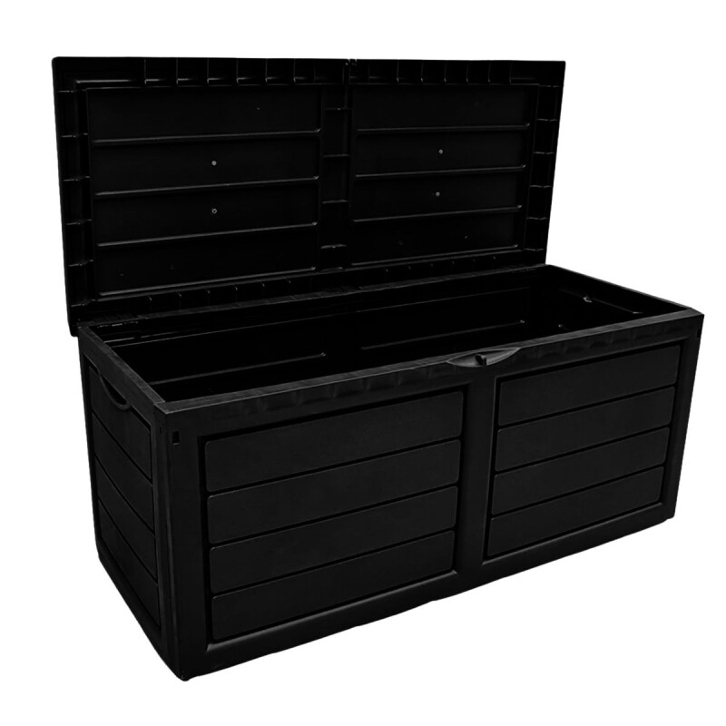 Baúl multifunción para exterior 320 lts NEGRO