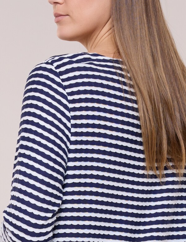Blusa Marinera Manga 3/4 AZUL