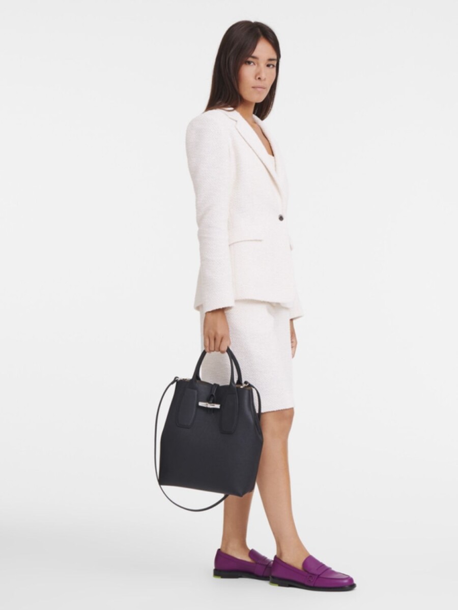 Longchamp -Bolso de hombro talle M, Roseau 
