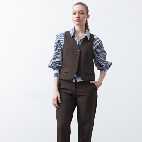 PANTALON PAISLEY Chocolate