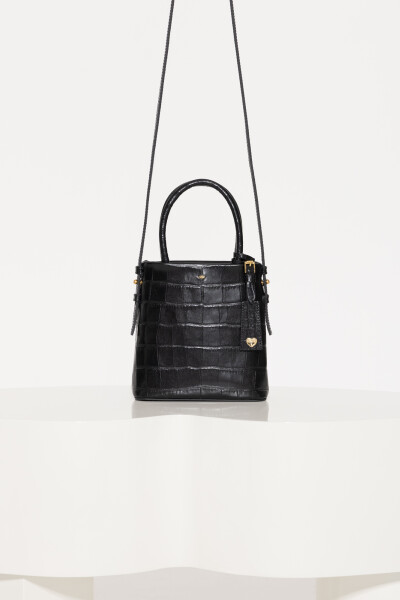 MINI TOTE FINI Negro
