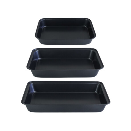 Set de 3 asaderas rectangulares Set de 3 asaderas rectangulares