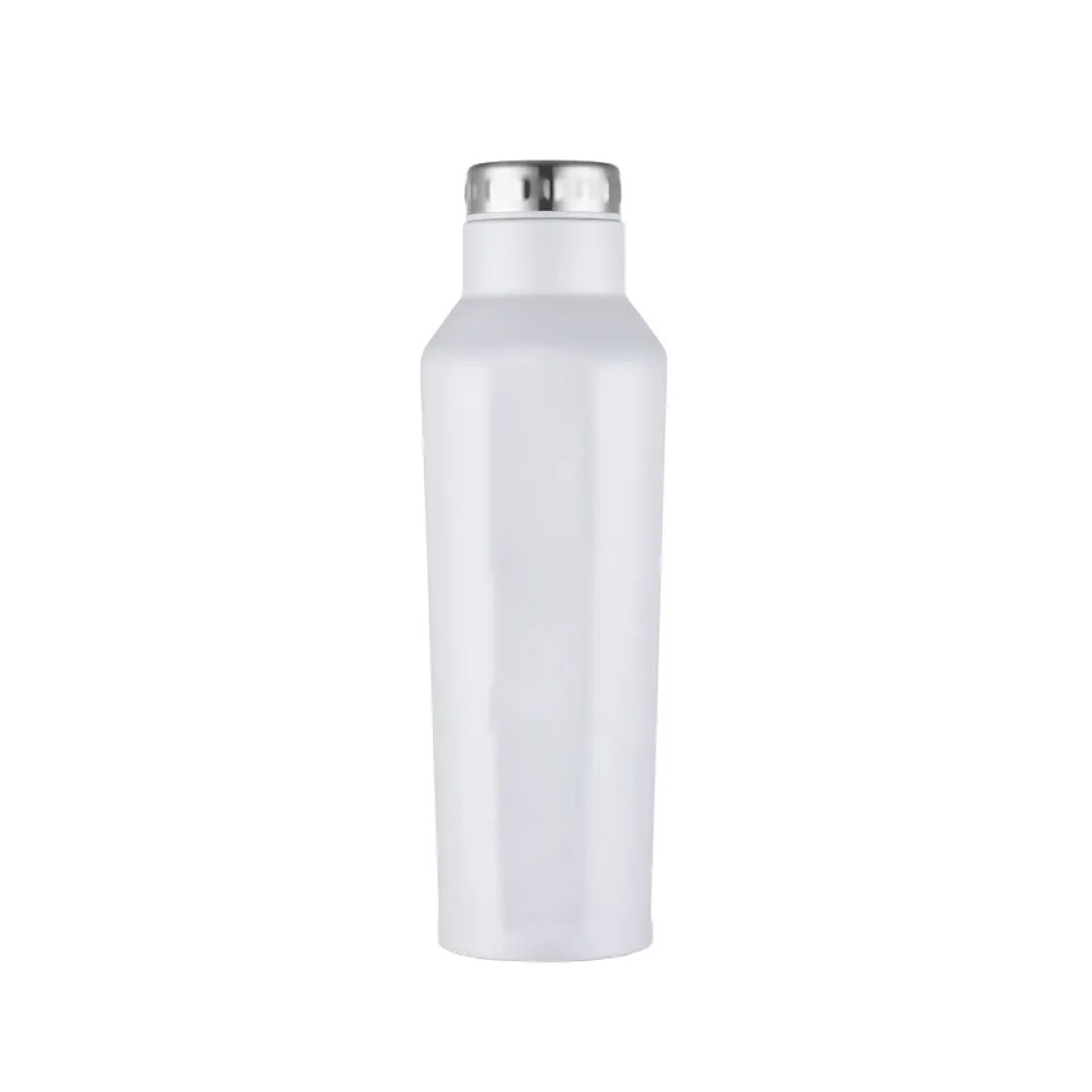 Botella De Acero Inoxidable Diamante 500 Ml - Blanca 