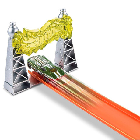 Pista De Autos Hot Wheels Lanzador Aro de Fuego 2