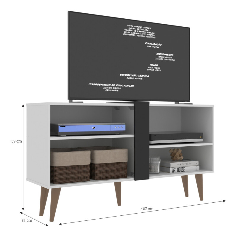 Rack Mesa Tv Lcd 42'' Mdp Living Modular Valencia Estantes Rack Mesa Tv Lcd 42'' Mdp Living Modular Valencia Estantes