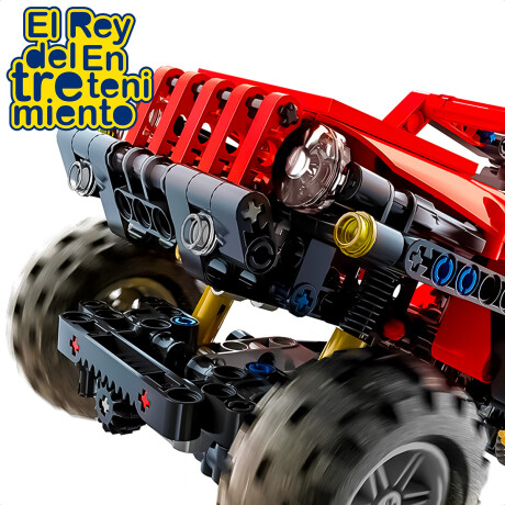 Vehículo Cogo Tech Storm Bloques Construcción +490pcs Jeep Rojo