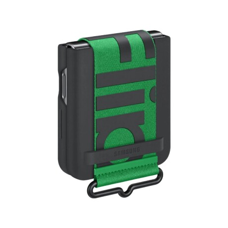Funda Samsung Silicone Case con Correa para Galaxy Z Flip4 Black