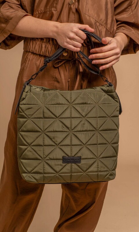 CARTERA ZINNIA VERDE MILITAR