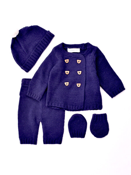 CONJUNTO RECIEN NACIDO AZUL OSCURO