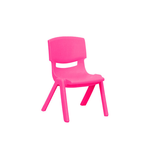 Silla para niños en plástico inyectado colores Fucsia