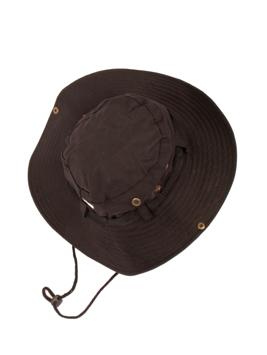 Sombrero con proteccion uv - Negro 